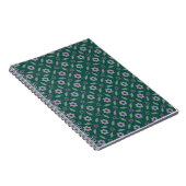 carnet floral violet et vert (Côté Droit)