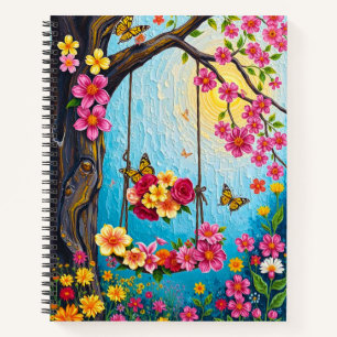 Carnet floral Whimsical/ Fleurs mignonnes