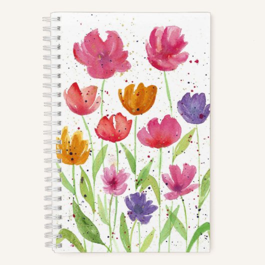 Carnet Floraux aquarelles / Journal (Recto)