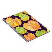 Carnet Floraux d'aquarelle d'automne, motif sans soudure. (Côté Droit)