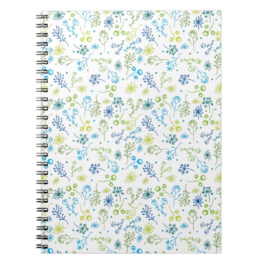 Carnet Flore à ressort (Devant)