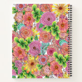 Carnet Flore Artistique Vibrante et complexe (Dos)