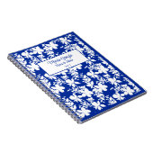 Carnet Flore blanc chic (Côté Droit)