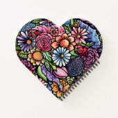 Carnet Flore Bouquet Fleur de printemps (Dos)