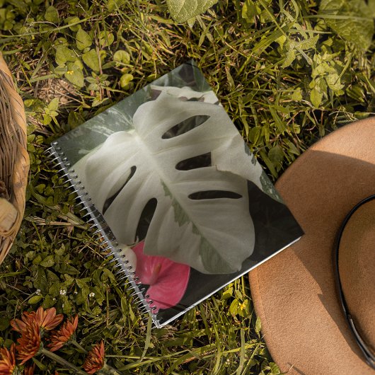 Carnet Flore de feuille de monstère variable