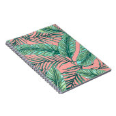 Carnet Flore de la jungle tropicale : Palm Feuille Motif (Côté Droit)