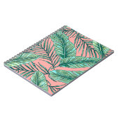 Carnet Flore de la jungle tropicale : Palm Feuille Motif (Côté gauche)