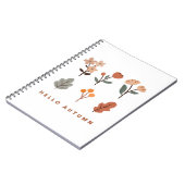 Carnet Flore minimaliste d'automne (Côté gauche)