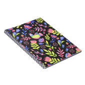 Carnet Flore printanière : Motif imperméable (Côté Droit)