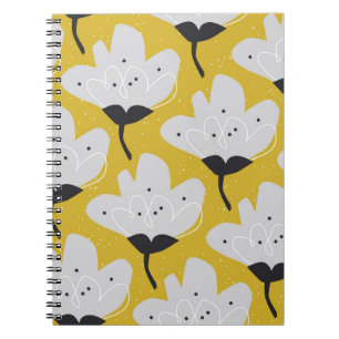 Carnet Flore scandinave : conception Vintage à main