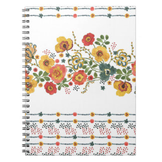 Carnet Flore stylisée : Aquarelle Design sans joint.