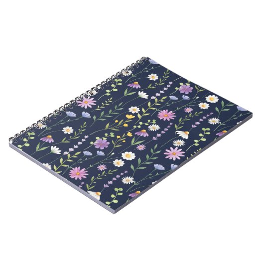 Carnet Flore Surface Motif-Fashion Fleurs de printemps (Côté gauche)