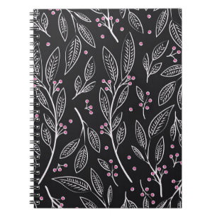 Carnet Flore tirée à la main : Conception transparente