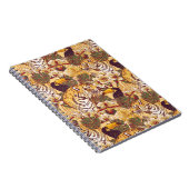 Carnet Flore tropicale avec tigre (Côté Droit)