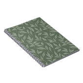 Carnet Flore vert Sage (Côté Droit)
