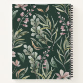 Carnet Flore verte (Dos)