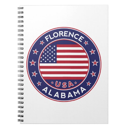 Carnet Florence, Alabama, États-Unis (Devant)
