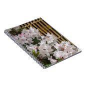 Carnet Flores de Rhododendron blanc et de clôture de bamb (Côté Droit)