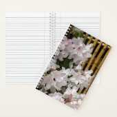 Carnet Flores de Rhododendron blanc et de clôture de bamb (À l'intérieur)
