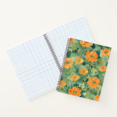 Carnet Flores Naranjas sobre Lecho de Hojas (Intérieur)