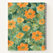 Carnet Flores Naranjas sobre Lecho de Hojas (Dos)