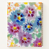 Carnet Flores violetas cuaderno (Dos)