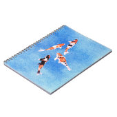 Carnet flottant Koi Blue (Côté gauche)