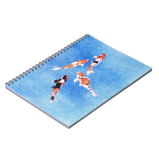 Carnet flottant Koi Blue (Côté gauche)