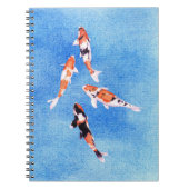Carnet flottant Koi Blue (Devant)