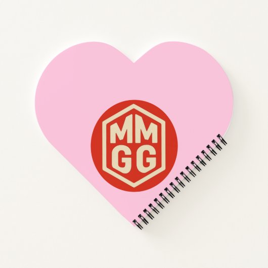 Carnet Flotte avec de bonnes vibes joli design boo mignon (Dos)