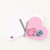 Carnet Flotte avec de bonnes vibes joli design boo mignon (Intérieur)