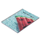 Carnet Flotte de pastèque dans la piscine (Côté gauche)