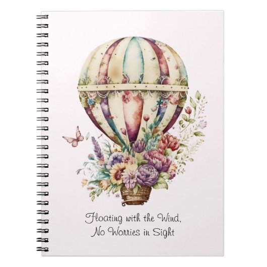 Carnet Flotter avec le vent (Devant)