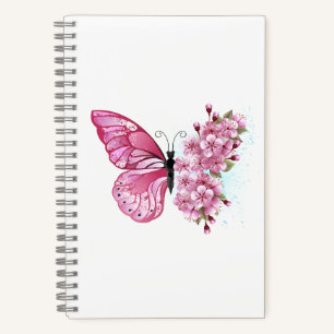 Carnet Flower Butterfly