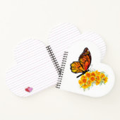 Carnet Flower Butterfly with Yellow California Poppy (Intérieur)