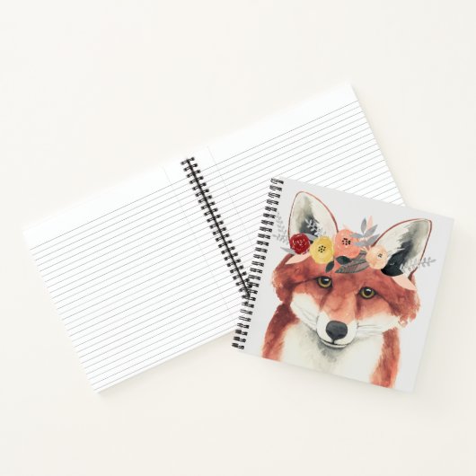 Carnet Flower Crown Forester Fox (Intérieur)