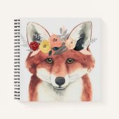 Carnet Flower Crown Forester Fox (Devant)