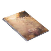 Carnet Flower Field Rustic Country Sunset Dusk Personnali (Côté Droit)