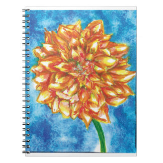 Carnet Flower Flame