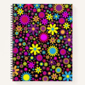 Carnet Flower Power (Devant)
