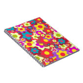 Carnet Flower Power 60s hippy (Côté Droit)