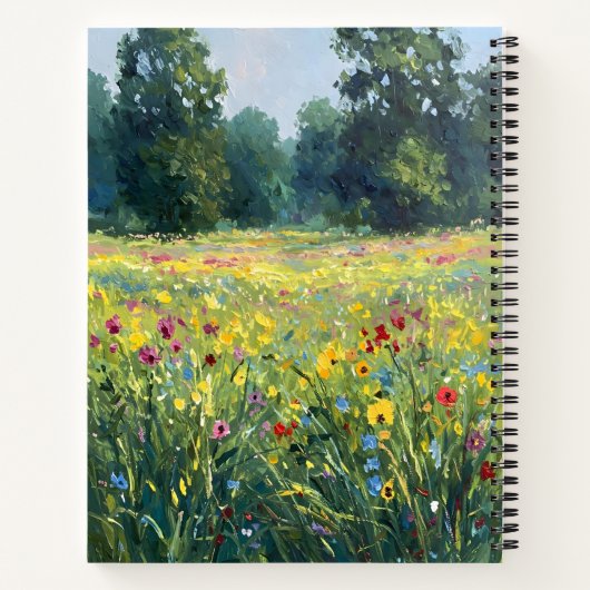 Carnet Flowered field (Dos)