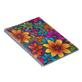 Carnet "Flowerpower" Art Spiral Notebook (Côté Droit)