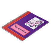 Carnet Flowers d'Indigo (Côté gauche)