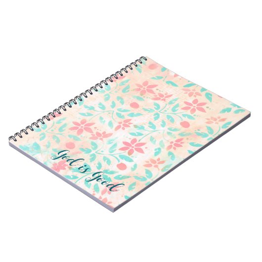 Carnet Flowery Notebook (Côté gauche)