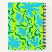 Carnet Flowing Vines Custom Text School Notebook (Dos)