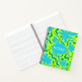 Carnet Flowing Vines Custom Text School Notebook (Intérieur)
