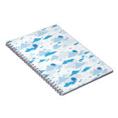 Carnet Fluffy Cloud Sunny White Sky Motif (Côté Droit)