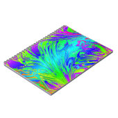 Carnet Fluide Arc-en-ciel Abstraits de peinture (Côté gauche)