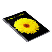 Carnet Fluorescent Jaune Marigold personnalisable (Côté Droit)